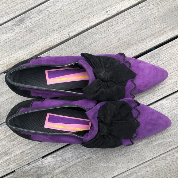 80s - SUSAN BENNIS - WARREN EDWARDS - Loafer - Men\'s - 10 - Purple Suede 80s - Susan Bennis - Warren Edwards - Boots - Men main image 4
